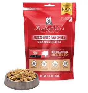Kelly & Co's Freeze Dried Raw Dinner Pork Formula