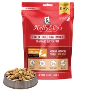 Kelly & Co's Freeze Dried Raw Dinner Salmon with Duck Formula