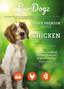Luvdogz Super Premium Adult Chicken With Rice