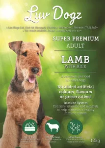 Luvdogz Super Premium Adult Lamb With Rice
