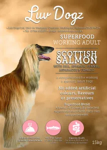 Luvdogz Working Superfood Adult Scottish Salmon