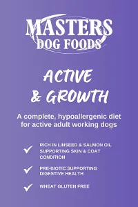 Masters Dog Foods Active & Growth