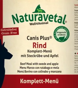 Naturavetal Canis Plus Beef Complete Meal