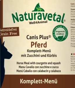 Naturavetal Canis Plus Horse Complete Meal