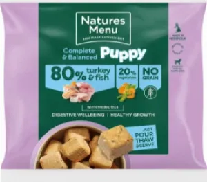 Natures Menu Complete & Balanced Puppy 80/20 Turkey & Fish