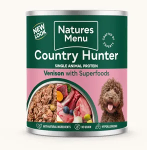 Natures Menu Country Hunter Wild Venison with Superfoods Can