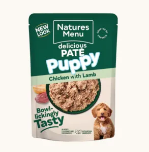 Natures Menu Delicious Paté Puppy Chicken with Lamb