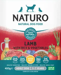 Naturo Adult Lamb With Rice & Vegetables