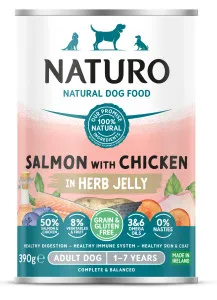 Naturo Salmon with Chicken in Herb Jelly
