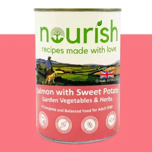 Nourish Grain Free Salmon with Sweet Potato, Garden Vegetables & Herbs Pâté