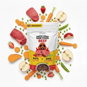 NutriPaw Beef Freeze-Dried Raw