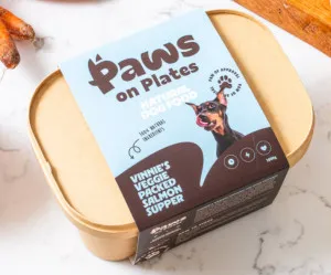 Paws on Plates Vinne's Veggie Packed Salmon Supper