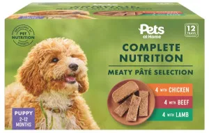 Pets at Home Complete Nutrition Puppy Pate Variety Selection