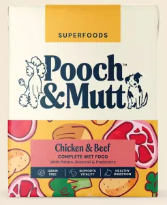 Pooch&Mutt Chicken & Beef with Potato, Broccoli & Prebiotics