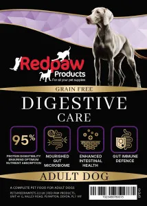 Redpaw Pet Supplies Peptide+ Gastrointestinal Digestive Care – with Freshly Prepared Hydrolysed Turkey – Grain free