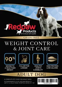 Redpaw Pet Supplies Peptide+ Weight Control and Joint Care with Freshly Prepared Hydrolysed White Fish – Grain Free