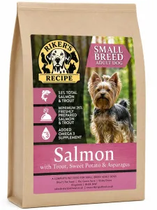 RIKER'S Recipe Salmon with trout and Sweet potato with Asparagus (Small Breed)