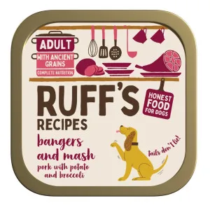 Ruffs Recipes Bangers and Mash Pork with Potato and Broccoli