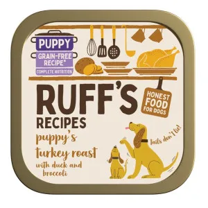 Ruffs Recipes Puppy's Turkey Roast with Duck and Broccoli