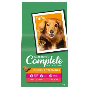 Sainsbury's Adult Complete Nutrition Small Dog with Chicken & Vegetables