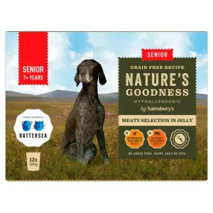 Sainsbury's Nature's Goodness Meaty Selection in Jelly Senior 7+ Years
