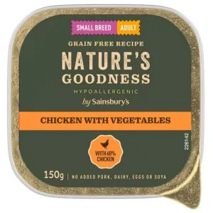 Sainsbury's Nature's Goodness Small Breed Chicken with Vegetables