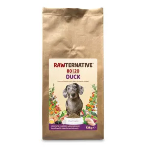 Salubrious Healthy Dog Food 80/20 Rawternative Duck Grain and Gluten Free