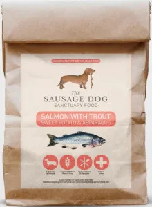 Sausage Dog Sanctuary Grain-Free Salmon with Trout, Sweet Potato & Asparagus