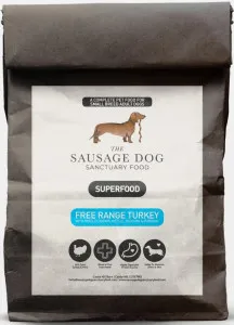 Sausage Dog Sanctuary Superfood Free Range Turkey with Parsley, Papaya, Nettle, Zucchini & Pumpkin