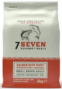 Seven Adult Small Breed Salmon with Trout, Sweet Potato & Asparagus