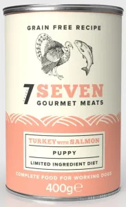 Seven Puppy Turkey & Salmon Tin