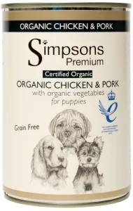 Simpsons Puppy Certified Organic Chicken & Pork