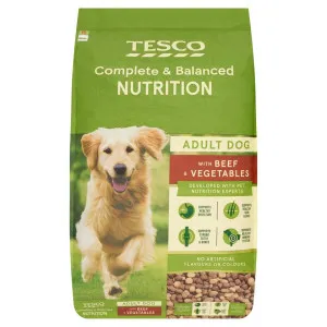 Tesco Adult Beef & Vegetable