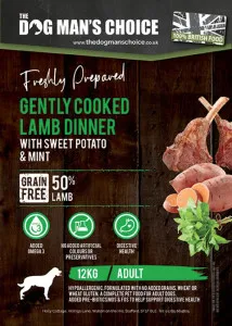 The Dog Man's Choice Adult Grain Free Lamb, Sweet Potato & Mint