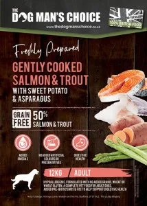 The Dog Man's Choice Adult Grain Free Salmon, Trout, Sweet Potato & Asparagus