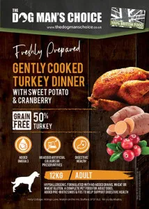 The Dog Man's Choice Adult Grain Free Turkey, Sweet Potato & Cranberry