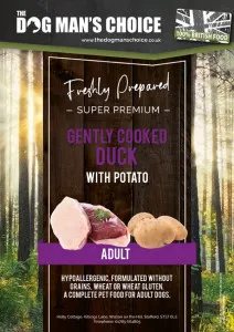 The Dog Man's Choice Adult Super Premium Duck & Potato