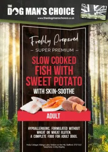 The Dog Man's Choice Adult Super Premium Fish & Potato with Skin-Soothe
