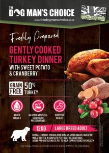 The Dog Man's Choice Large Breed Grain Free Turkey, Sweet Potato & Cranberry