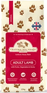 The Natural Dog Food Company Adult Lamb