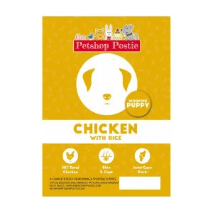 the Petshop Postie Chicken & Rice Complete Puppy Working Dog