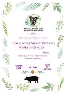 The Slobbery Dog Cold Pressed Pork Working Dog