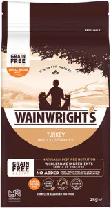 Wainwrights Adult Small Breed Grain Free Turkey & Veg