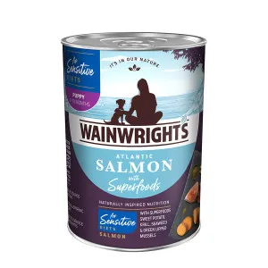 Wainwrights Sensitive Puppy Wet Atlantic Salmon With Superfoods