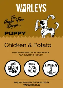 Warleys Proper Tasty Grain Free Puppy Chicken & Potato