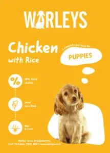 Warleys Super Premium Puppy Chicken with Rice