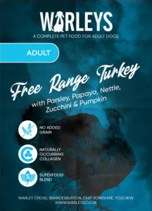 Warleys Superfood Adult Free Range Turkey
