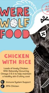 Werewolf Food Chicken with Rice Adult