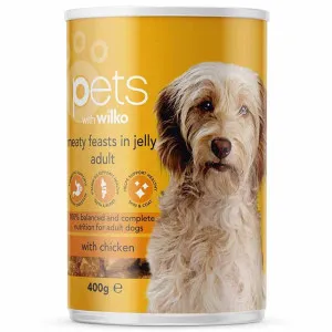 Wilko Meaty Feast In Jelly Adult