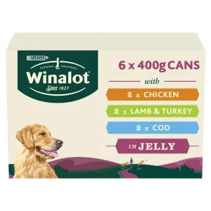 Winalot Mixed Classics in Jelly with Cod Adult